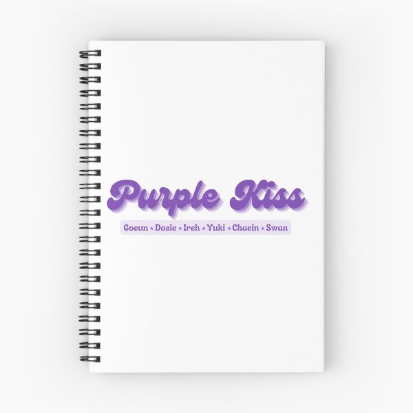 Item preview, Purple Kiss Kpop Girl Group names logo designed and sold by wujulike.