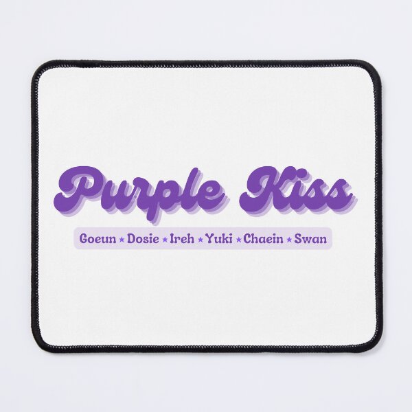 Item preview, Purple Kiss Kpop Girl Group names logo designed and sold by wujulike.
