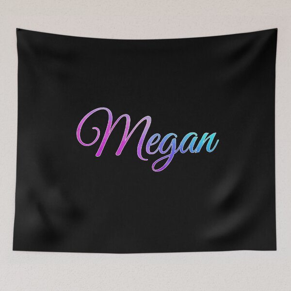 Item preview, Megan Personalized Name Birthday Tag Family Name Megan Girl Custom Name First Name Last Name  designed and sold by HalloweenGift.