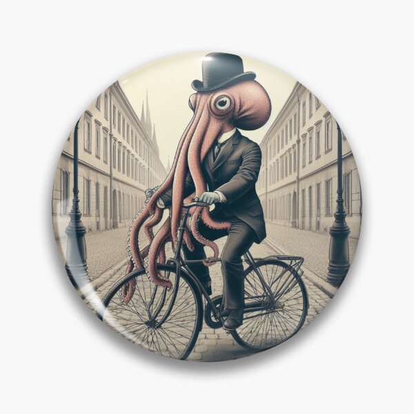 Item preview, Octopus on a bike designed and sold by Kenneth Labuskes.