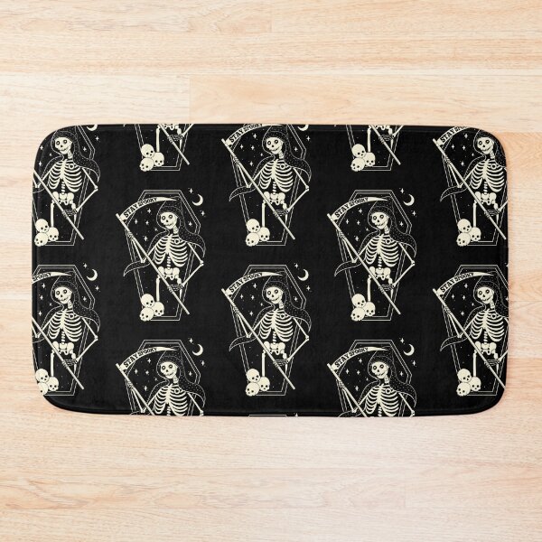 Item preview, Stay Spooky 01 // Death Skeleton Grim Reaper Tarot Card designed and sold by Wendy-Stephens.