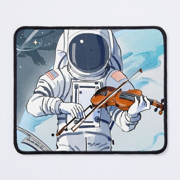 Item preview, Astronaut playing the violin  designed and sold by LTI-Stickers.