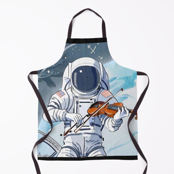 Item preview, Astronaut playing the violin  designed and sold by LTI-Stickers.