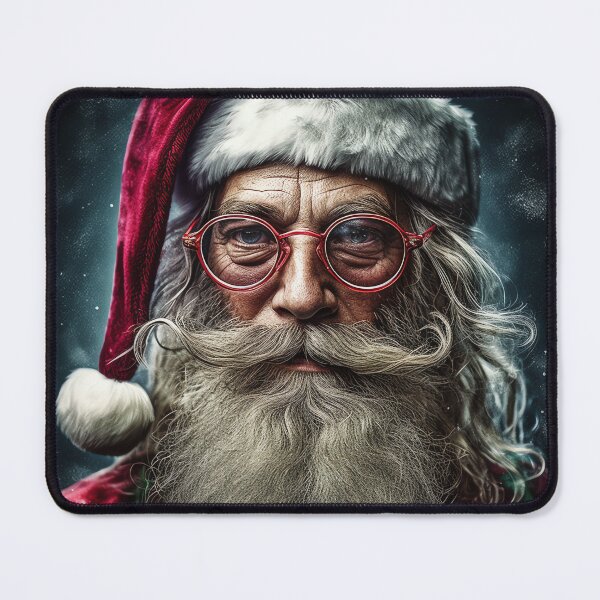 Item preview, Vintage Surreal Portrait Of A Hipster Santa Claus | Best Gift For Christmas 12 designed and sold by MadeByRobots.