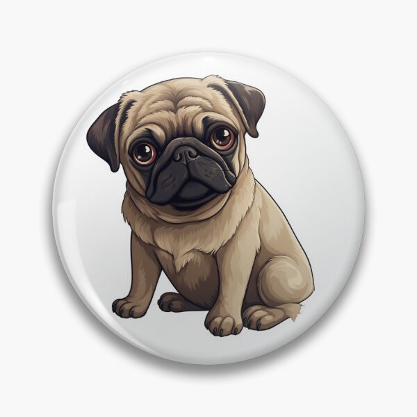 Item preview, Adorable Mops Dog designed and sold by ReeHub.