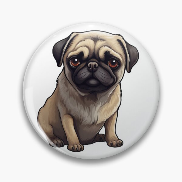 Item preview, Adorable Mops Dog designed and sold by ReeHub.