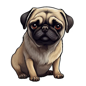 Artwork thumbnail, Adorable Mops Dog by ReeHub