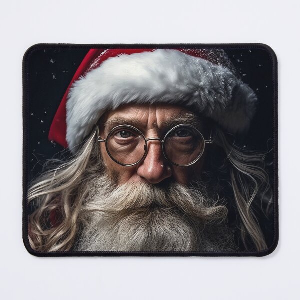 Item preview, Vintage Surreal Portrait Of A Hipster Santa Claus | Best Gift For Christmas 13 designed and sold by MadeByRobots.