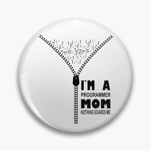Item preview, I`m  a Programmer Mom Nothing Scares Me designed and sold by Bettylop.