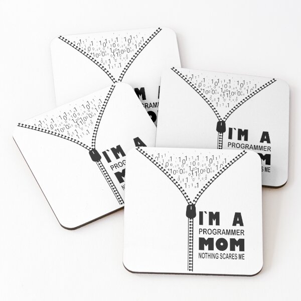 Item preview, I`m  a Programmer Mom Nothing Scares Me designed and sold by Bettylop.