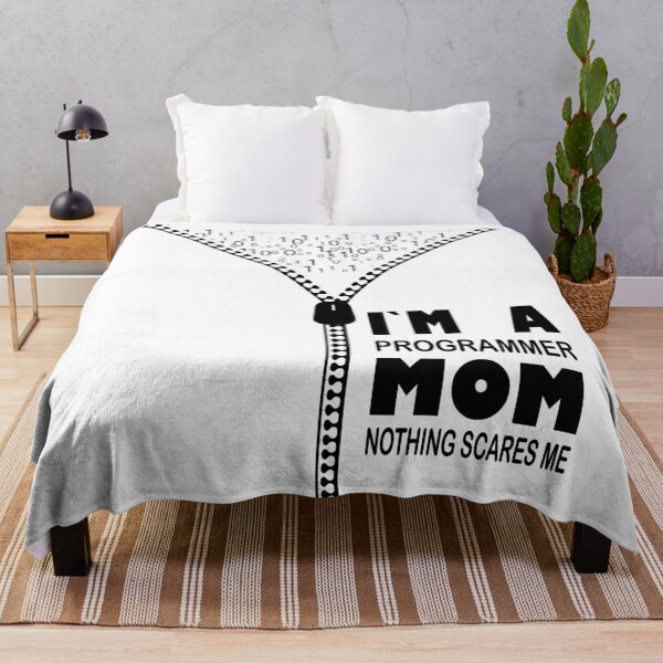 Item preview, I`m  a Programmer Mom Nothing Scares Me designed and sold by Bettylop.