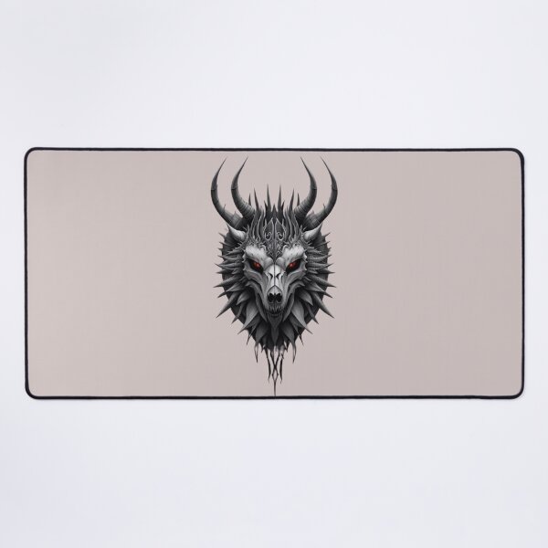 Item preview, Devil Wolf Skull designed and sold by MarzenaKa.