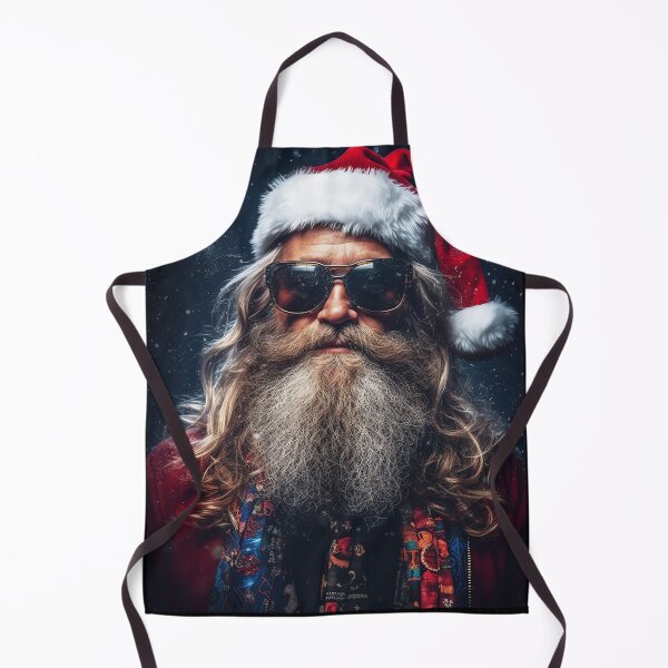 Item preview, Vintage Surreal Portrait Of A Hipster Santa Claus | Best Gift For Christmas 14 designed and sold by MadeByRobots.
