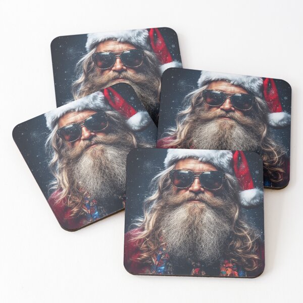 Item preview, Vintage Surreal Portrait Of A Hipster Santa Claus | Best Gift For Christmas 14 designed and sold by MadeByRobots.