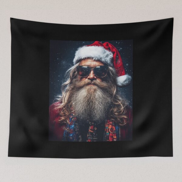 Item preview, Vintage Surreal Portrait Of A Hipster Santa Claus | Best Gift For Christmas 14 designed and sold by MadeByRobots.