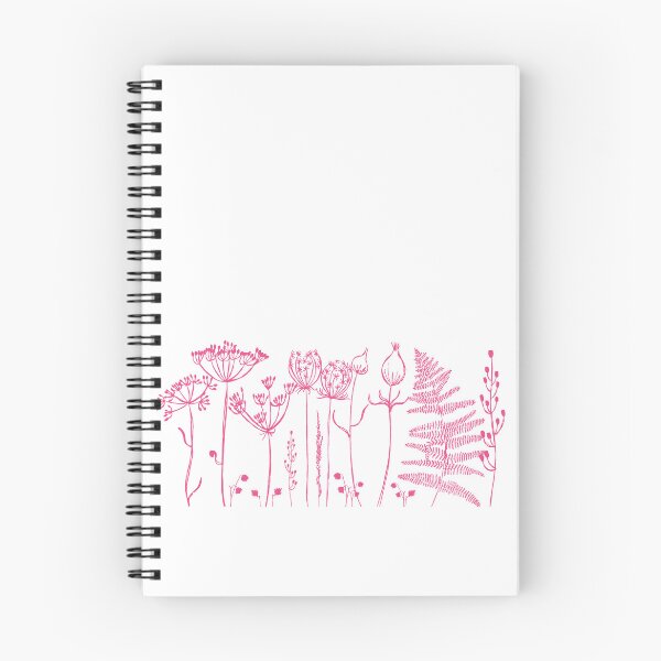 Item preview, An illustrated border of red botanical images designed and sold by Jaine Drake.