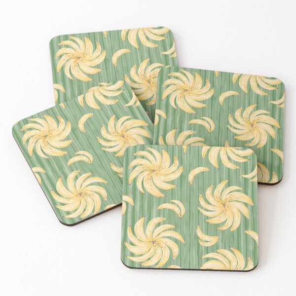 Item preview, Surreal watercolor of sunflowers bananas designed and sold by marufemia.