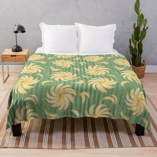 Item preview, Surreal watercolor of sunflowers bananas designed and sold by marufemia.
