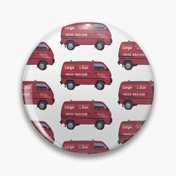 Item preview, Doc Martin Bert Large Large Plumbing Red Van Cornwall Portwenn Pattern designed and sold by SonnyBoyDesigns.