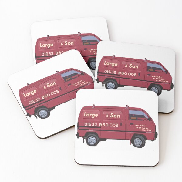 Item preview, Doc Martin Bert Large Large Plumbing Red Van Cornwall Portwenn Pattern designed and sold by SonnyBoyDesigns.