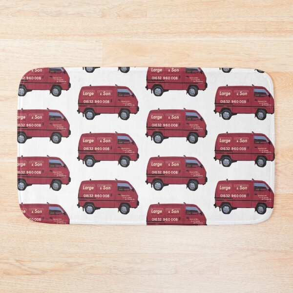 Item preview, Doc Martin Bert Large Large Plumbing Red Van Cornwall Portwenn Pattern designed and sold by SonnyBoyDesigns.