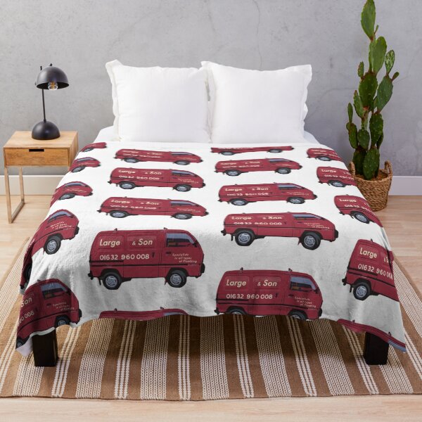 Item preview, Doc Martin Bert Large Large Plumbing Red Van Cornwall Portwenn Pattern designed and sold by SonnyBoyDesigns.