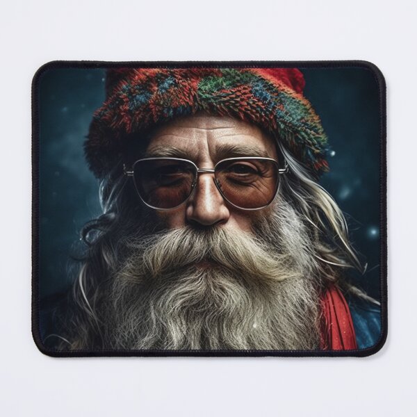 Item preview, Vintage Surreal Portrait Of A Hipster Santa Claus | Best Gift For Christmas 15 designed and sold by MadeByRobots.
