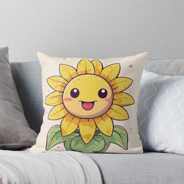 Artikelvorschau, Niedliche, glücklich lächelnde Sonnenblume entworfen und verkauft von DesignDrifts.