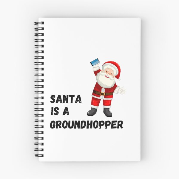 Item preview, Santa is a Groundhopper! designed and sold by PointsPerGame.