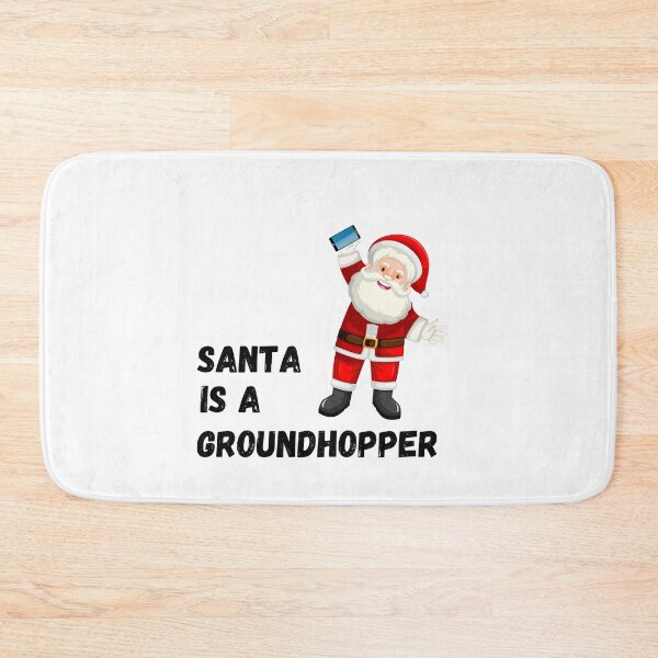 Item preview, Santa is a Groundhopper! designed and sold by PointsPerGame.