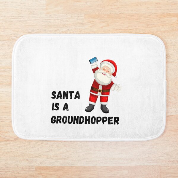 Item preview, Santa is a Groundhopper! designed and sold by PointsPerGame.