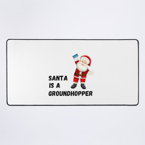 Item preview, Santa is a Groundhopper! designed and sold by PointsPerGame.