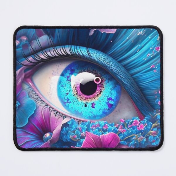 Item preview, Blue eye with flowers designed and sold by Margival.