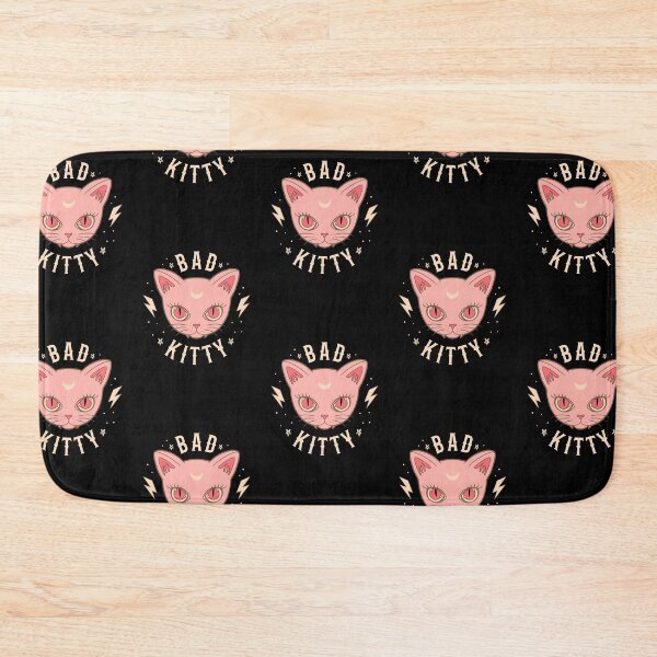 Item preview, Bad Kitty // Spooky Pink Cat  designed and sold by Wendy-Stephens.