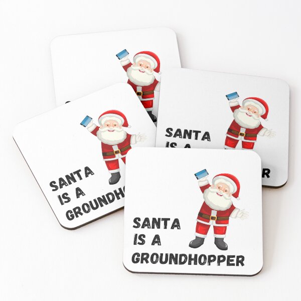 Item preview, Santa is a Groundhopper! designed and sold by PointsPerGame.
