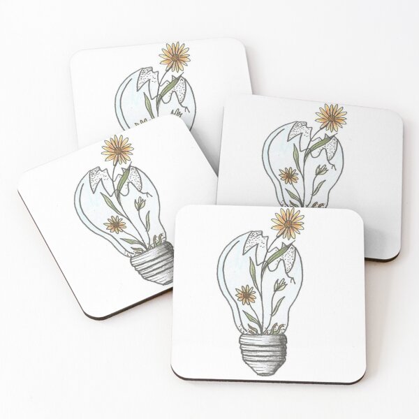 Item preview, A sunflower inside a broken lamp designed and sold by Yaso Store.