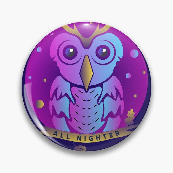 Item preview, Abstracted Owl All Nighter Vibrant designed and sold by iamKaye.