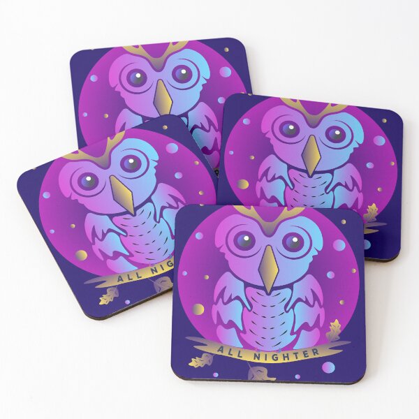Item preview, Abstracted Owl All Nighter Vibrant designed and sold by iamKaye.