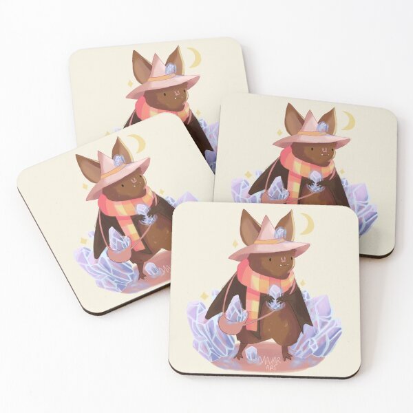 Item preview, Cute bat collecting crystals  designed and sold by Artofmayara.