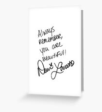 Tarjeta de felicitación Demi Lovato
