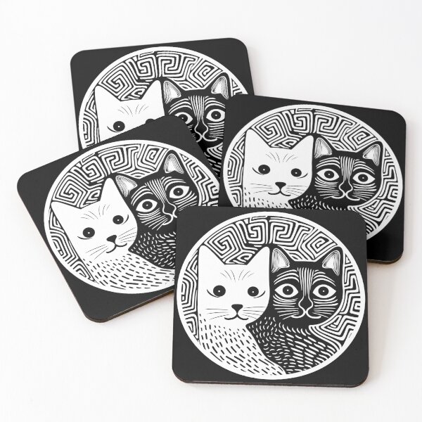 Item preview, Black and White Cats designed and sold by TheHellSong.