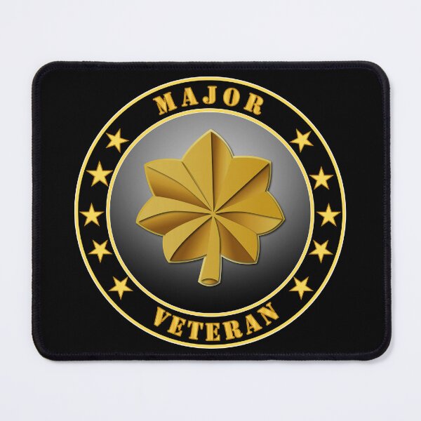 Item preview, Army - Major Veteran designed and sold by Military Insignia Products.