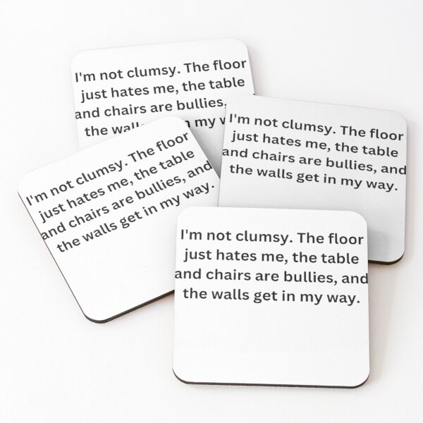 Item preview, I'm not clumsy  designed and sold by ED-TDesigns.