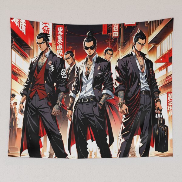 Item preview, Japanese street gang designed and sold by FlashBerlinArts.