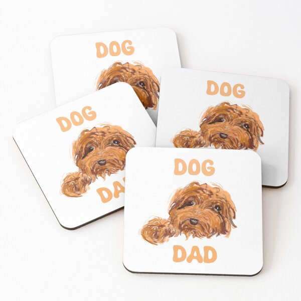 Item preview, Dog Dad  adorable sweet puppy dog  designed and sold by K Mussack.