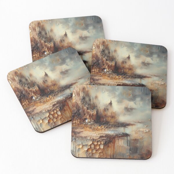 Item preview, Rustic Reverie Mountain Melody - Modern Art - home decor designed and sold by crea8iveway.