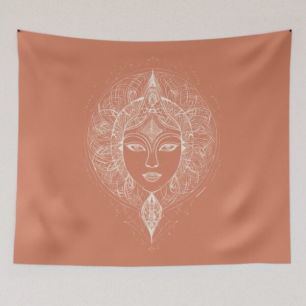 Item preview, Indian Goddess | Sacred Geometry Portraits designed and sold by monkeybusiness.pt.
