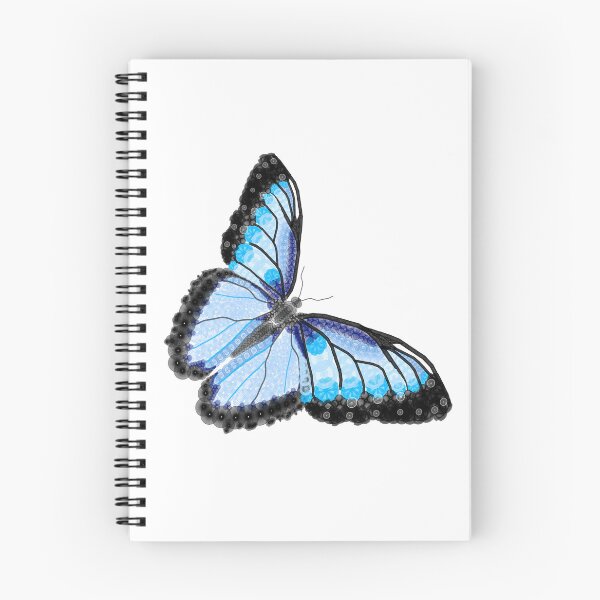 Item preview, Spirograph Blue Butterfly Collage designed and sold by RachelEDesigns.