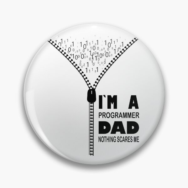 Item preview, I`m  a Programmer Dad Nothing Scares Me designed and sold by Bettylop.