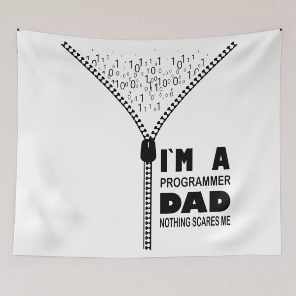 Item preview, I`m  a Programmer Dad Nothing Scares Me designed and sold by Bettylop.